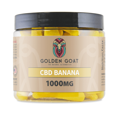 CBD Banana Gummies, 1000MG – 16oz