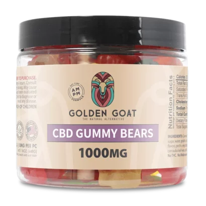 CBD Gummy Bears, 1000MG – 16oz. No Melatonin