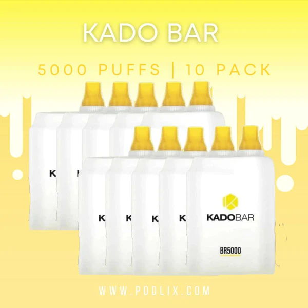 Kado Bar BR5000 Puffs Disposable Vape - 10 Pack Bundle